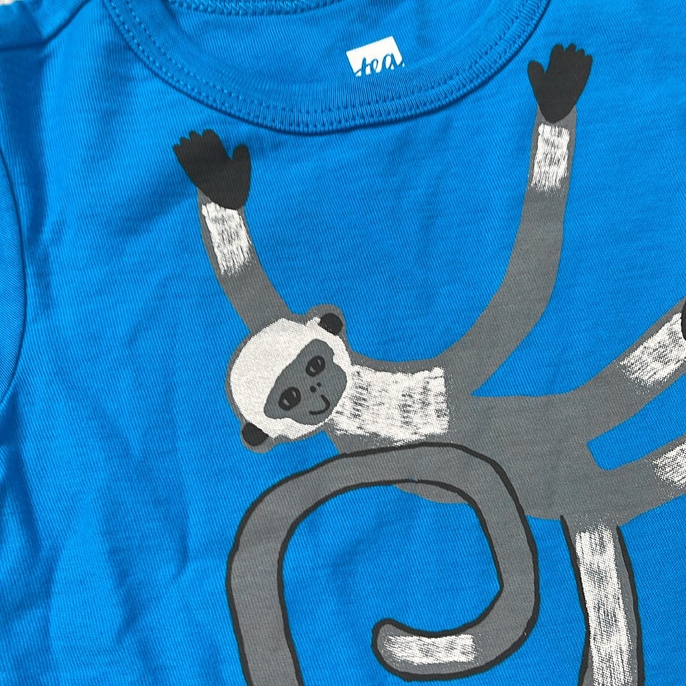 Tea Collection - NWT Cheeky Monkey Tee, 6-9 months - Picture 2 of 6